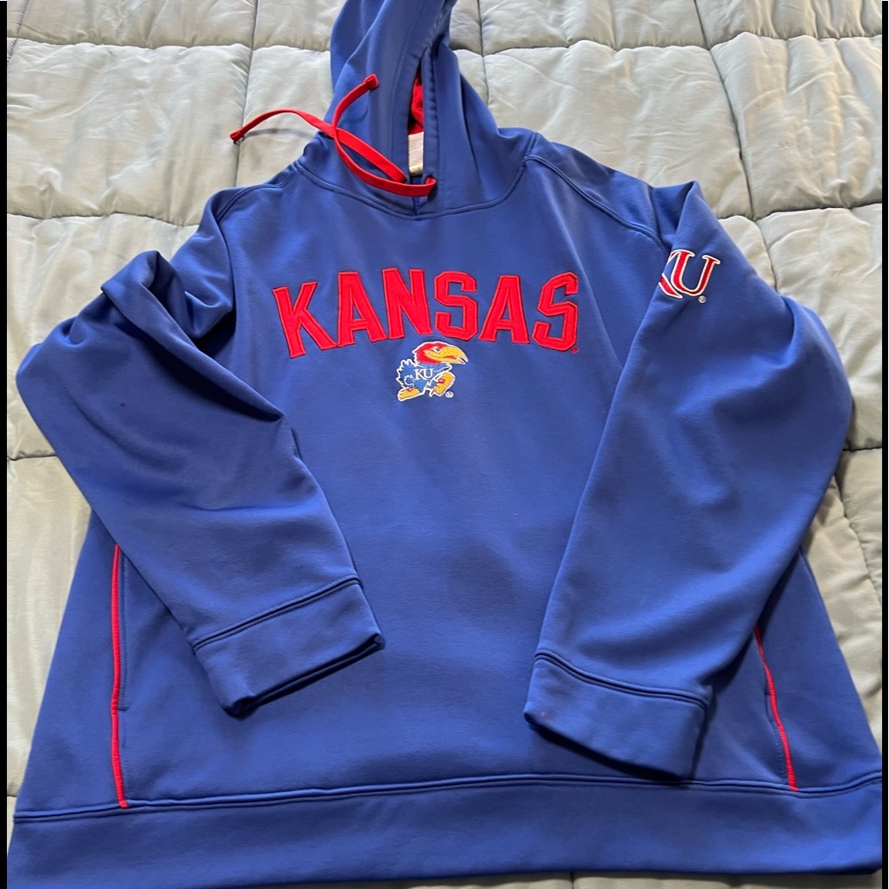 KU sweatshirt size Large